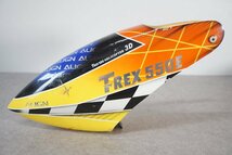 [QS][C4213710] ALIGN アライン TREX 550E Painted Canopy キャノピー RC ヘリコプター 部品 現状品_画像2