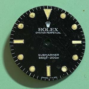 ロレックス★ROLEX純正 サブマリーナ 5513 フチあり スパイダー ダイヤル トリチウム 文字板の画像5