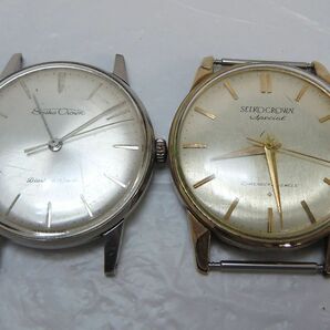 1000円スタート 腕時計アンティークフェイス5点 MARVEL 14019/Seiko Sportsman 14112/SEIKO CROWN Special J14100/J14096ED等 [1/2] X①815の画像2