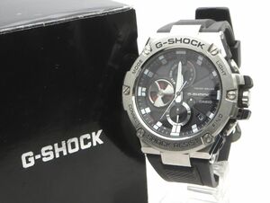 1000円スタート 腕時計 CASIO カシオ G-SHOCK ジーショック 5513 GST-B100 タフソーラー ブラック文字盤 メンズ 付属品付 TUJ W60020