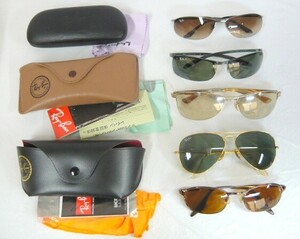 1000円スタート サングラス5点 RayBan レイバン TOPBAR RB3179/RB8305/RB3003 等 付属品有 ファッション小物 アイウェア [11/12] △R10008