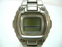 1000円スタート 腕時計 CASIO カシオ G-SHOCK MR-G 1673 MRG-210 クオーツ QZ デジタル フルメタル シルバーカラー メンズ 2 W①915_画像1