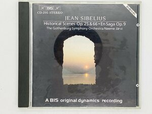 即決CD オーストリア盤 SIBELIUS Hist Scenes I & II En Saga / GSO Jarvi / シベリウス 管弦楽曲全集 第9巻 ネーメ・ヤルヴィ 指揮 L02