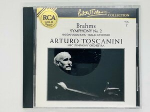 即決CD ブラームス 交響曲 第2番 トスカニーニ / ハイドンの主題による変奏曲 悲劇的序曲 BVCC-7009 F04