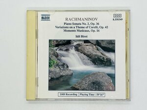 即決CD RACHMANINOV Piano Sonata No.2 / Variations NAXOS / ラフマニノフ Idil Biret NAXOS F04