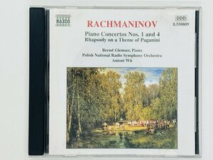 即決CD RACHMANINOV Piano Concertos Nos 1 & 4 / ラフマニノフ ピアノ協奏曲 NAXOS G06