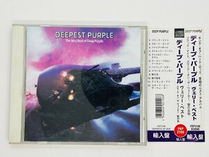 即決CD Deepest Purple ディープ パープル / ディーペスト パープル The Very Best Of Deep Purple / Black Night / 帯付き 3486-2 Y34