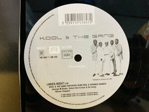 即決LP 仏盤 Kool & The Gang Featuring Sean Paul & Spanner Banner / Ladies' Night / フランス盤 France 192 984 7 L20