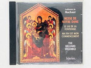 即決CD イングランド盤 MACHAUT MESSE DE NOTRE DAME / HILLIER Ensemble / CDA 66358 U2