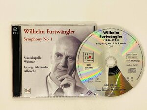 即決2CD EU盤 蒸着仕様 Wilhelm Furtwangler Symphony No 1 in B minor / Staatskapella Weimar / George Alexander Albrecht V01