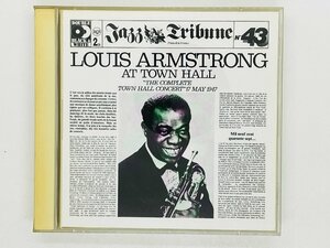 即決2CD LOUIS ARMSTRONG AT TOWN HALL / ルイ・アームストロング タウン・ホール・コンサート / BVCJ 7301 02 T03