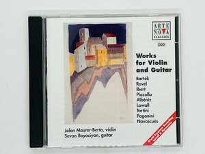 即決CD Works for Violin and Guitar / Jolan Maurer Berta / Sevan Boyaciyan / 74321 51636 2 V01