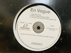 即決LP En Vogue / Ooh Boy , Million Different Ways / 非売品 Not For Sale L28