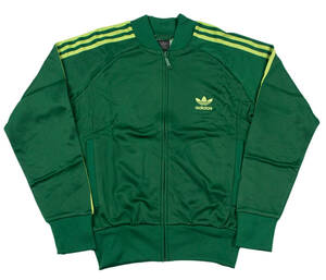 正規品 未使用 アディダス オリジナルス 1980年代 ATPジャージ復刻 スーパースター ジャージ ADIDAS ORIGINALS SUPERSTAR TRACK TOP 緑 M