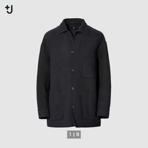 UNIQLO ＋J ウールブレントオーバーサイズシャツジャケット　ダークグレー