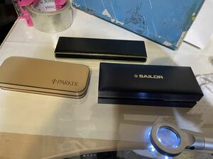 SAILOR、万年筆 超大型21k、875、noblesse、Parker、3点、未使用