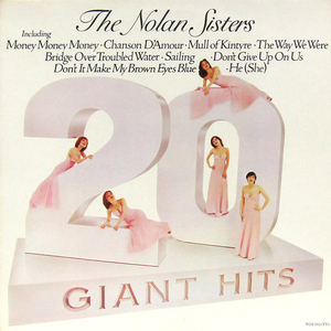 英国LP☆ THE NOLAN SISTERS Giant Hits（UK）ノーラン・シスターズ ノーランズ バリー・モーガン ブルー・ミンク フランク・リコッティ