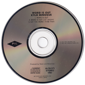 帯付CD★ カイリー・ミノーグ ワード・イズ・アウト（PWL ALCB-371）KYLIE MINOGUE World Is Outの画像7