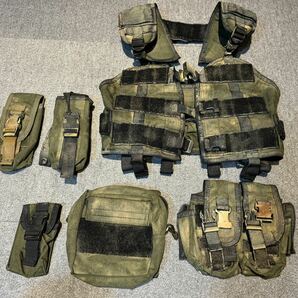 GUARDER CORDURA 米軍 SOE SMG ベスト レプリカ 黒緑 パトロールチェストリグ 初期アフ SEALS 高品質 ガーダー ポーチ多数付属 M4 の画像3