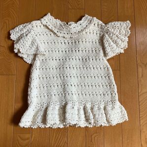 TOMORROW SEA NEW YORKのクロシェニットプルオーバー