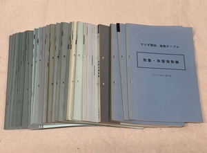 指数テーブル 自研センター / マツダ 1993年～2012年 64冊 / 使用感あります / 他メーカーも出品中です