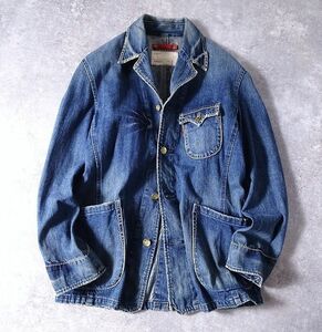 Levi's red loop リーバイス レッドループ 加工デニム ジャケット サックコート 70802-03 カバーオール メンズ (L) インディゴ ●o-901