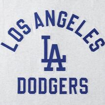 希少【L】MLB 公式 ドジャース ビッグシルエット 刺繍デザイン 綿100% 半袖 Tシャツ●大谷翔平 メンズ レディース ユニフォーム LL XL_画像5