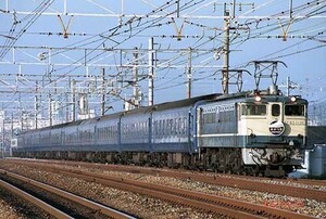 【鉄道写真】EF65 1136＋15形＋オハ14 300番台『あかつき』 [0003506]