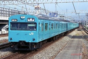 【鉄道写真】京阪神緩行線クハ103-33 [0002359]