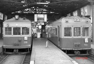 【鉄道写真】京福電鉄モボ301＆モボ114 [0007715]