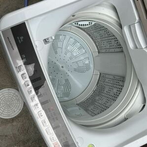 HITACHI ビートウォッシュ BW-V80C 全自動電気洗濯機 8kg 京都市山科区発〜 動作品の画像5