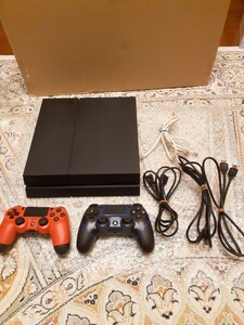 迅速配送　PS4　CUH-1200B　1TB 本体一式 　LANケーブル　社外品コントローラー　おまけ付き　 送料無料　ジェットブラック