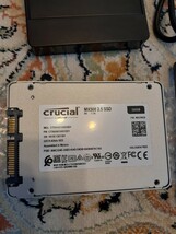 正常判定　Crucial SSD 500GB MX500 内蔵2.5インチ 【 9.5mmスペーサー付属 】 CT500MX500SSD1 良品 送料無料　使用時間4828時間 _画像7