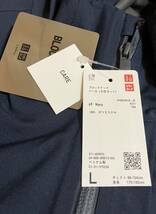 未使用 MICHELIN × UNIQLO BLOCKTECH ミシュラン × ユニクロ ブロックテックパーカ L ネイビー_画像3