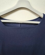 SALE★GUネイビーワンピース美品◆M◆学校お受験ワンピ保護者会_画像4