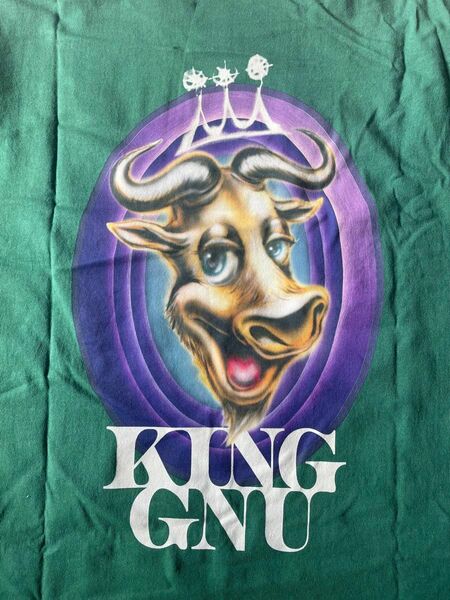 King Gnu GNU GRAFFITI TEE GREEN グリーン　緑　公式グッズ　Tシャツ　XLサイズ
