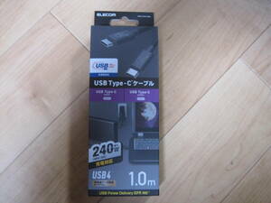 ★USB4-CCPE10NBK　USB4.0 最大240WのUSB Power Delivery EPRに対応　【未使用品】