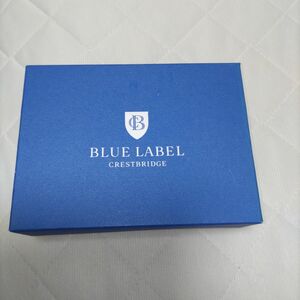 BLUELABELCRESTBRIDGE　空き箱　青　小物入れ　ブルー　 ブルーレーベルクレストブリッジ