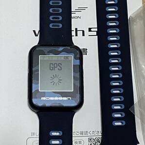 朝日ゴルフ EAGLE VISION watch5 EV-019 ロサーセンコラボ 腕時計型GPSナビ イーグルビジョン 美品の画像6