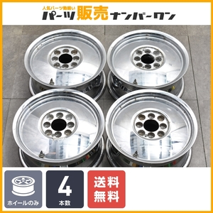 【希少 当時物】ワーク WORK LEADSLED 14in 6JJ +38 PCD100/114.3 マルチ 4本セット レッドスレッド プロボックス キューブ マーチ デミオ