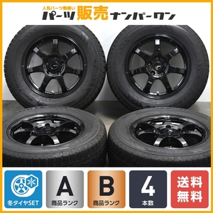 【程度良好品】Gスピード 16in 6.5J +38 PCD114.3 トーヨー ウィンタートランパス TX 215/70R16 デリカD:5 アウトランダー RAV4 ハリアー