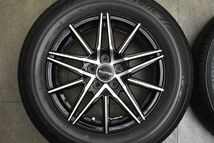 【良好品】BLONKS 15in 6J +45 PCD100 ブリヂストン セイバーリング 195/65R15 プリウス カローラツーリング/スポーツ インプレッサ_画像3