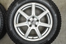 【良好品】トップラン 17in 7J +38 PCD114.3 ブリヂストン ブリザック DM-V3 225/65R17 ハリアー RAV4 エクストレイル CX-5 CX-8 即納可能_画像3