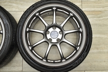 【良好品】ENKEI PF09 18in 8J +50 PCD112 トーヨー プロクセススポーツ 225/40R18 VW ゴルフ カスタム用 交換用 送料無料 即納可能_画像4