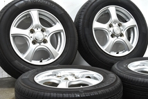 【程度良好品】Violento 13in 4.00B +42 PCD100 ヨコハマ ブルーアース ES32 145/80R13 N-BOX N-ONE ワゴンR アルト タント ミラ ムーヴ_画像2