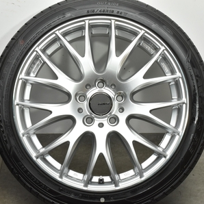 【バリ溝 美品】RAYS ホムラ 2×9 18in 7.5J +45 PCD114.3 2023年製 グッドイヤー 215/45R18 ノア ヴォクシー ステップワゴンの画像6