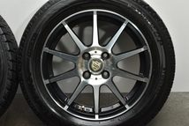 【送料無料】ストレンジャー 15in 5.5J +38 PCD100 ダンロップ ウィンターマックス WM02 185/60R15 アクア フィールダー フィット 即納可_画像6