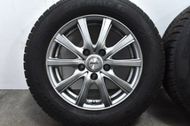 【程度良好品】DOS 15in 6J +45 PCD114.3 グッドイヤー アイスナビ6 195/65R15 セレナ ノア ヴォクシー ステップワゴン アクセラ 送料無料_画像5