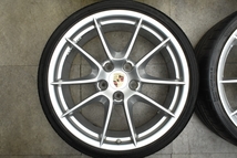 【希少 正規品】ポルシェ 991 911 カレラ 純正 BBS製 20in 8.5J +51 11J +70 コンチネンタル 245/30R20 305/25R20 Carrera S 即納可能_画像3