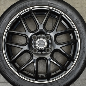 【良好品】クロススピード 15in 4.5J +45 PCD100 ナンカン NS-2R 165/50R15 コペン ミラ ムーヴ アルト ワゴンR N-ONE N-BOX 即納可能の画像4